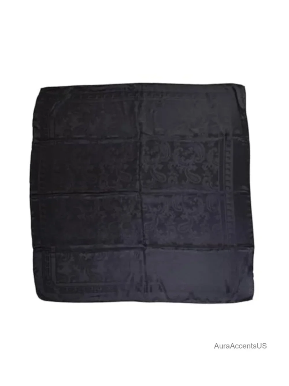 Large 35x35 Inch Jacquard Square Scarf for Men and Women